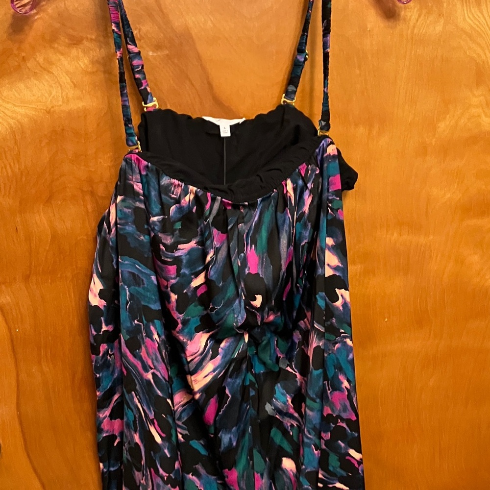 SOMA Weekend Halter Maxi Dress. Classic Black Garment. Size Large. Has Pockets!